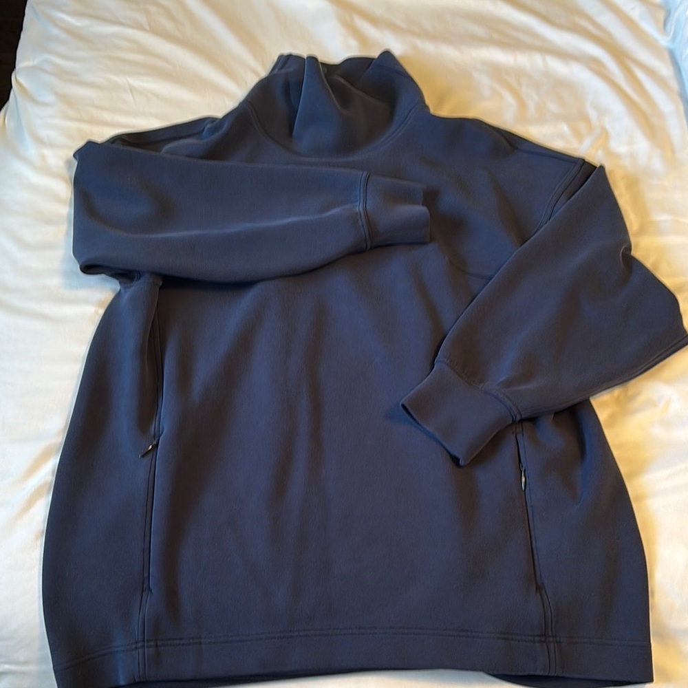 Lululemon Athletica Navy Funnel Neck top